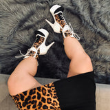 Empire Kicks Sneaker White - 7 INCH, stripper shoe, stripper heel, pole heel, not a pleaser, platform, dancer, pole dance, floor work