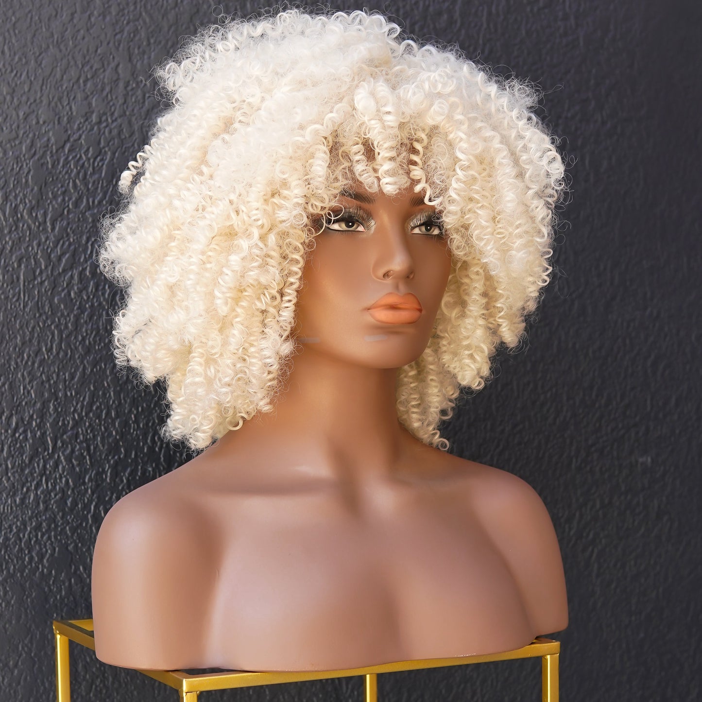 JAYDA Blonde Afro Curl Wig
