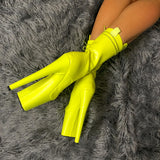 Oh Snap Boots - 8 INCH, stripper shoe, stripper heel, pole heel, not a pleaser, platform, dancer, pole dance, floor work