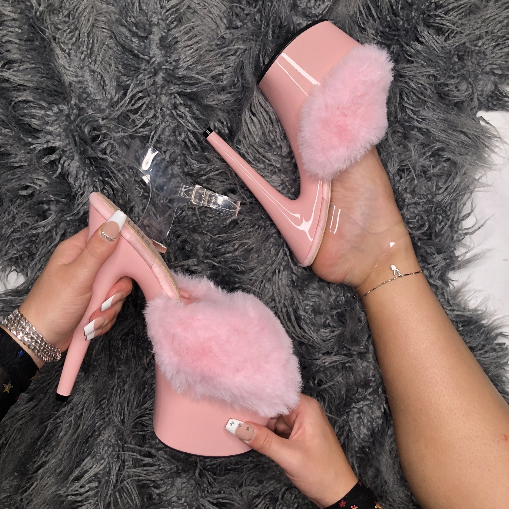 On Wednesdays - 7 INCH, stripper shoe, stripper heel, pole heel, not a pleaser, platform, dancer, pole dance, floor work
