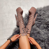 LipKit Boot Wide Fit - Boujee - 7 INCH, stripper shoe, stripper heel, pole heel, not a pleaser, platform, dancer, pole dance, floor work