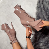 LipKit Boot Wide Fit - Boujee - 7 INCH, stripper shoe, stripper heel, pole heel, not a pleaser, platform, dancer, pole dance, floor work