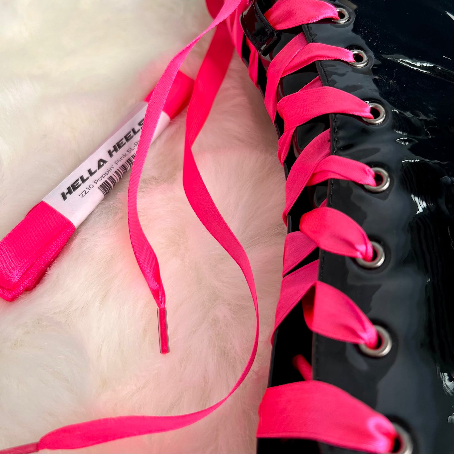 Ribbon Laces Short - Mulitple Colours