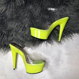 Rhylie Classic Stiletto - Gloss - 6 INCH, stripper shoe, stripper heel, pole heel, not a pleaser, platform, dancer, pole dance, floor work