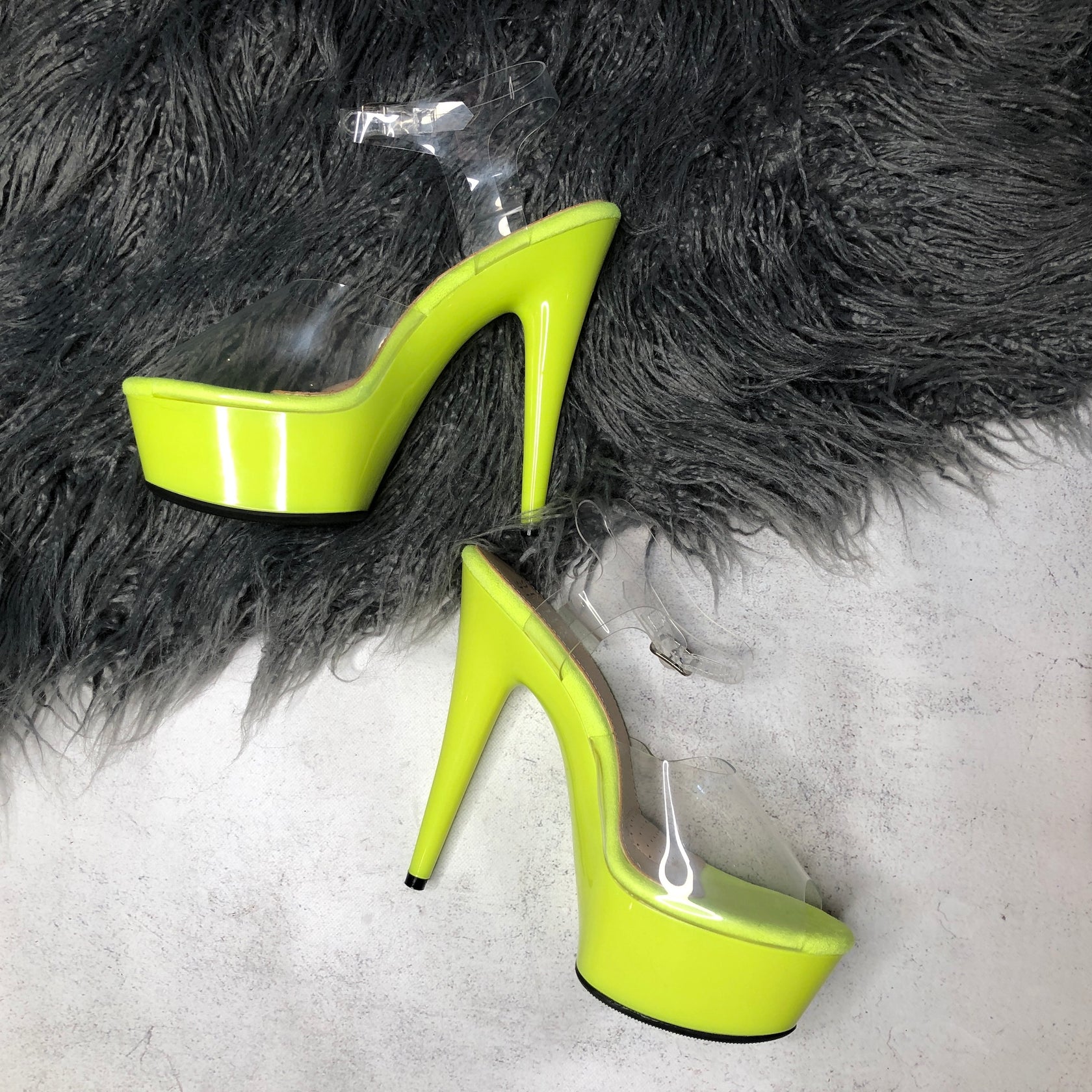 Rhylie Classic Stiletto - Gloss - 6 INCH, stripper shoe, stripper heel, pole heel, not a pleaser, platform, dancer, pole dance, floor work