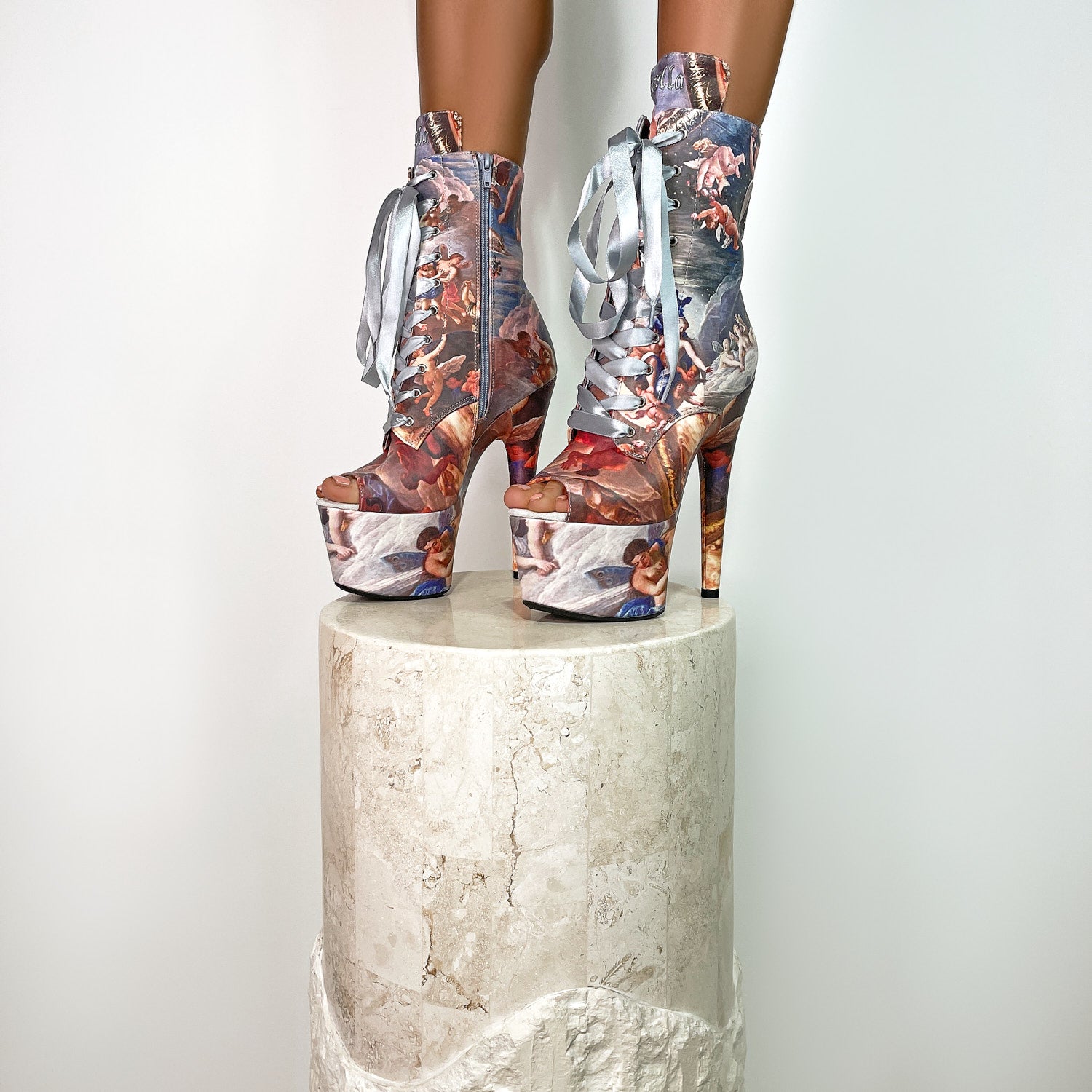 Stairway to Heaven Open Toe - 7 INCH, stripper shoe, stripper heel, pole heel, not a pleaser, platform, dancer, pole dance, floor work