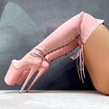LipKit Thicc Thigh High - Candy Shop - 9 INCH, stripper shoe, stripper heel, pole heel, not a pleaser, platform, dancer, pole dance, floor work