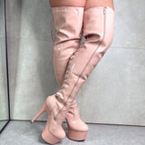 LipKit Thicc Thigh High - Dream On - 7 INCH, stripper shoe, stripper heel, pole heel, not a pleaser, platform, dancer, pole dance, floor work
