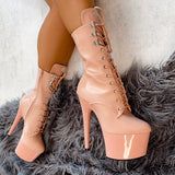 LipKit Boot - Dream On - 7 INCH, stripper shoe, stripper heel, pole heel, not a pleaser, platform, dancer, pole dance, floor work