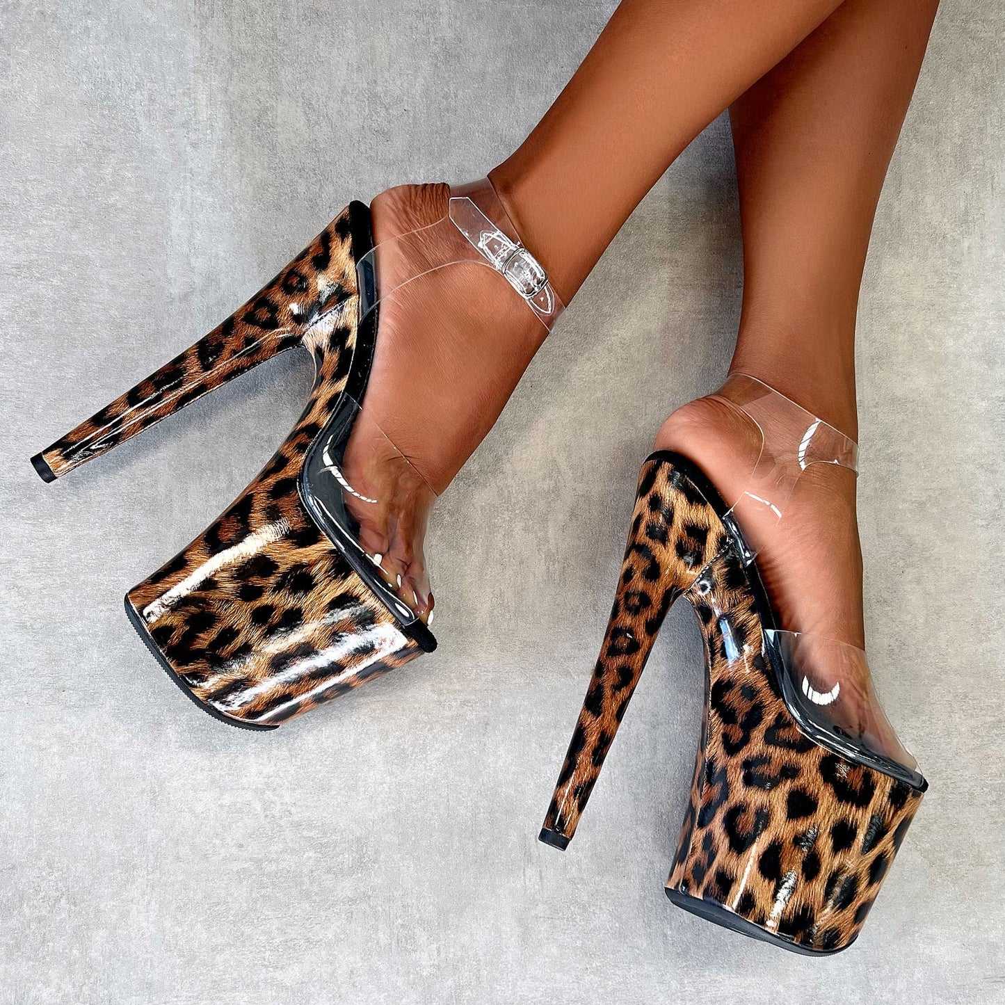 Leopard Stiletto - 8 INCH