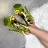 Dancing Dollar$ Stiletto - Tequila & Lime - 7 INCH