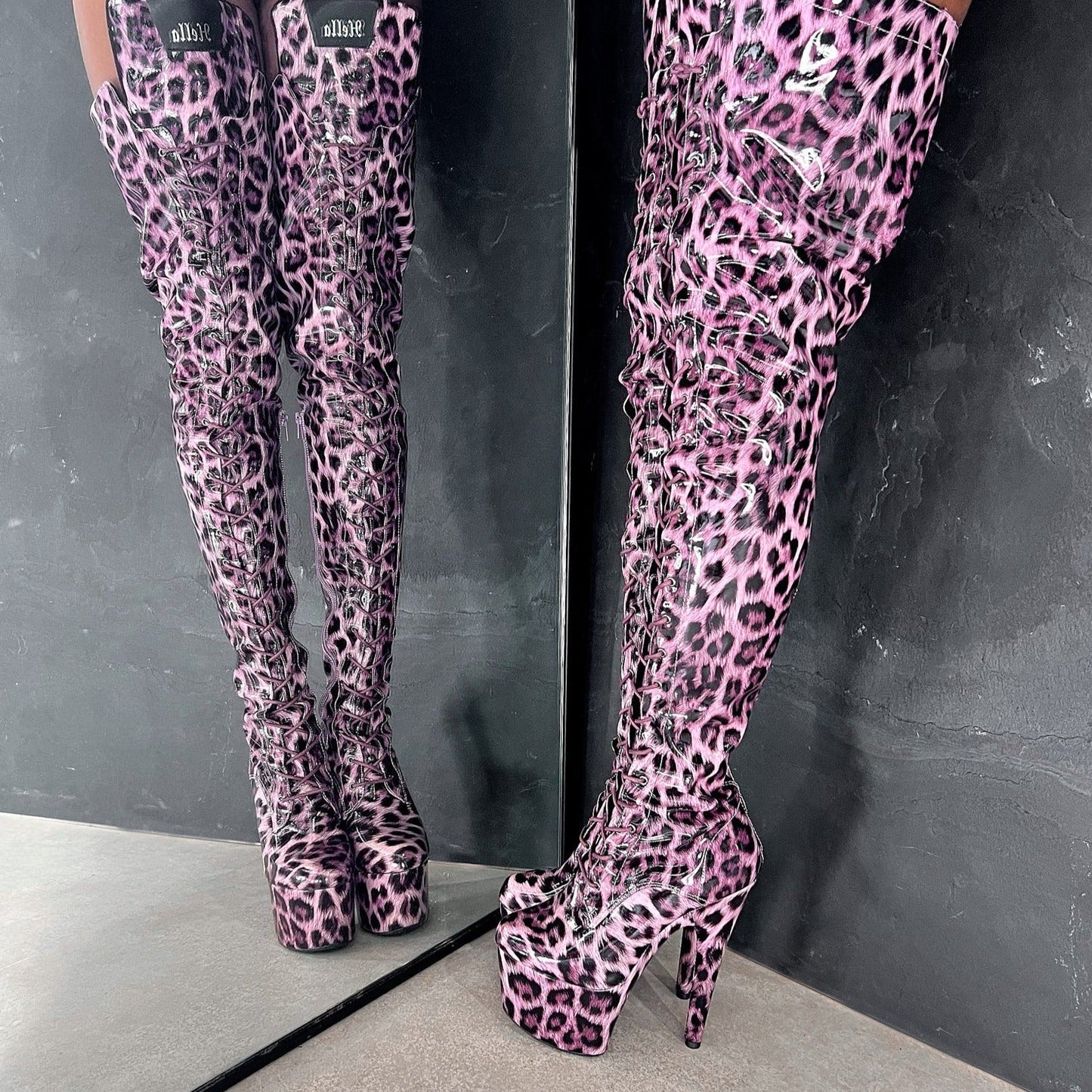 Purple Leopard Thigh High - 7 INCH + SP - Limited Edition